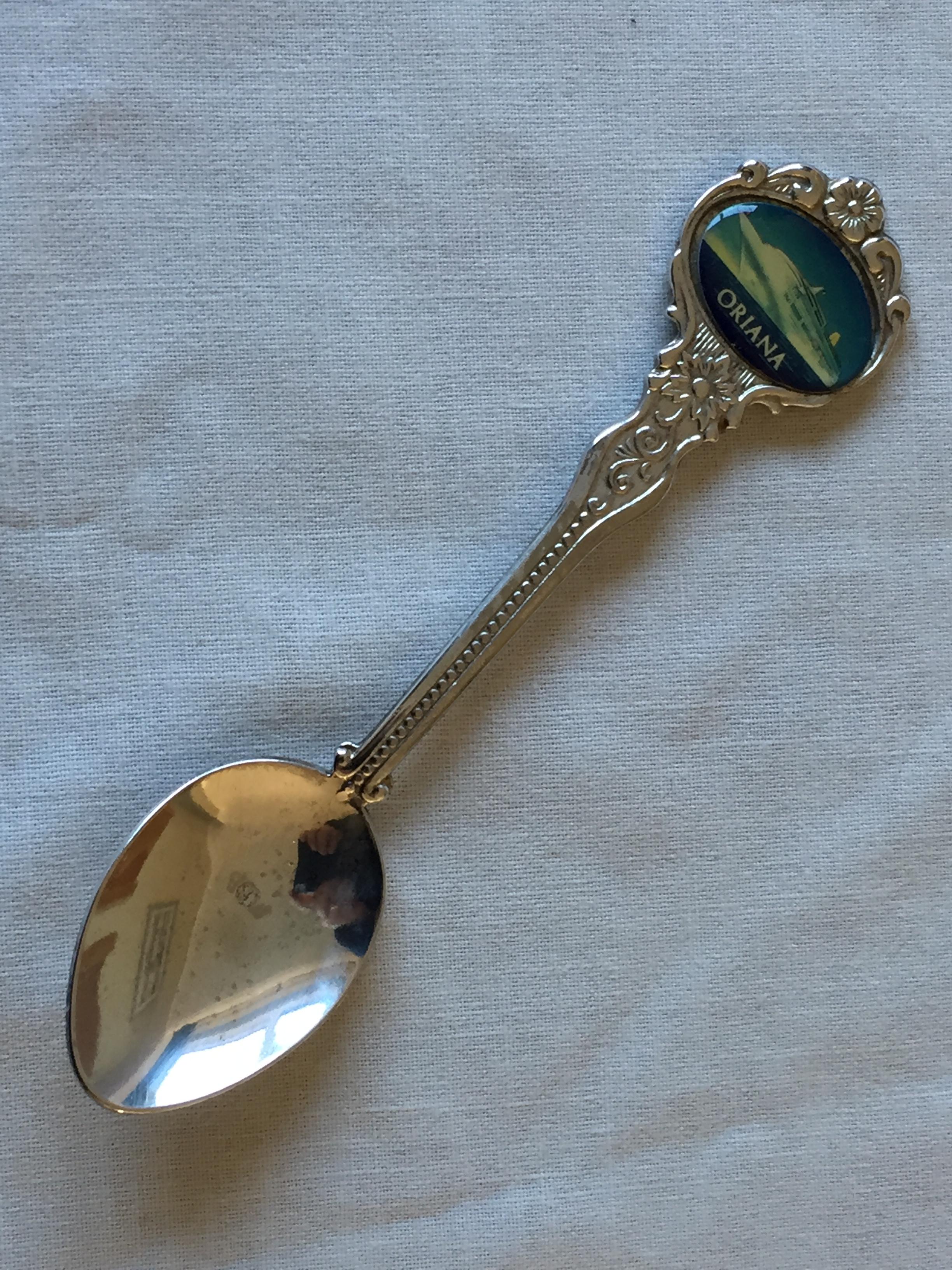 SOUVENIR SPOON FROM THE ORIENT LINE VESSEL THE SS ORIANA